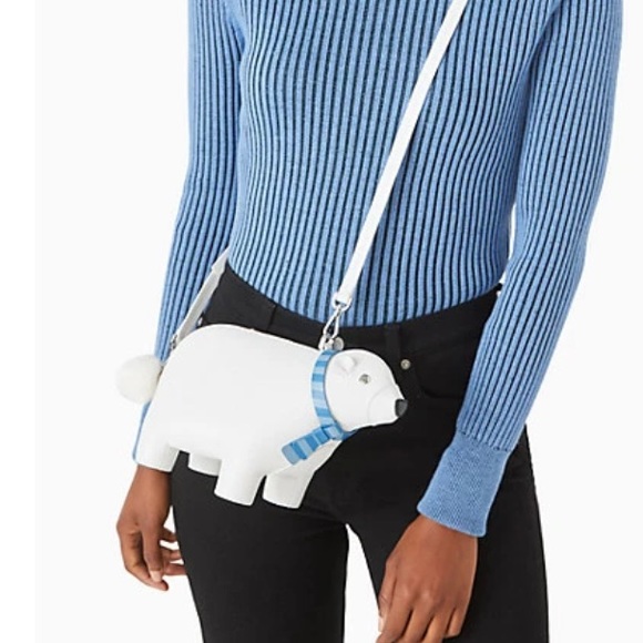 Kate Spade NWT Arctic Friends Polar Bear Crossbody - HOST PICK! 🏆 - Picture 4 of 7